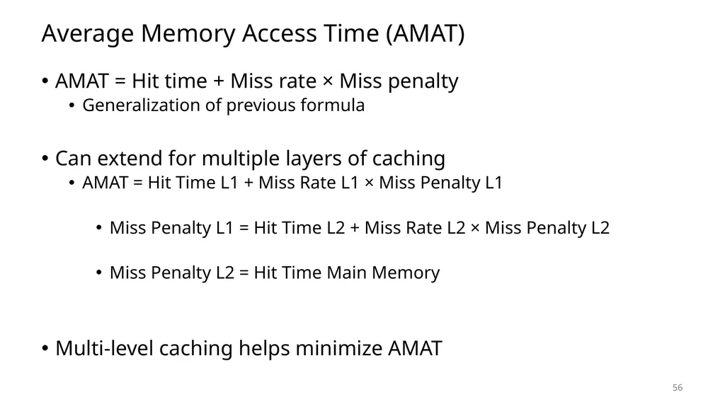 Lecture 12 Cache Memories CS213 – Intro to - slide 56 of 57