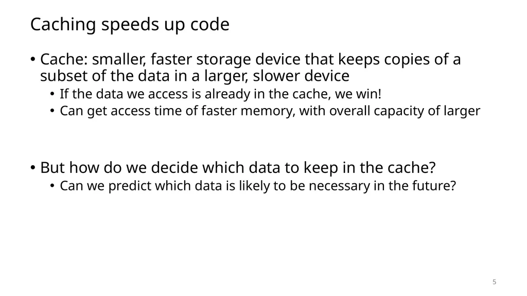 Lecture 12 Cache Memories CS213 – Intro to - slide 5 of 57