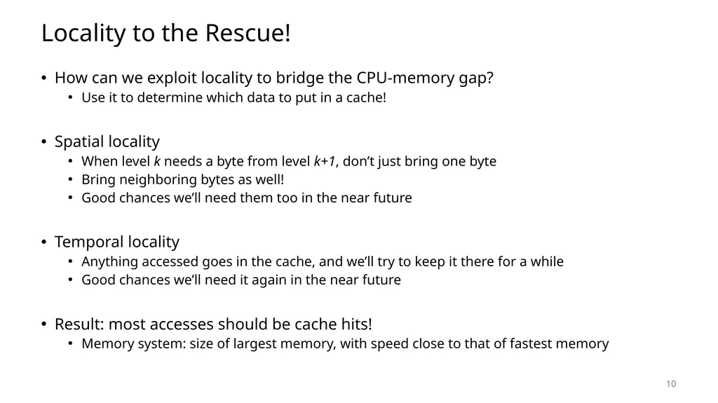 Lecture 12 Cache Memories CS213 – Intro to - slide 10 of 57