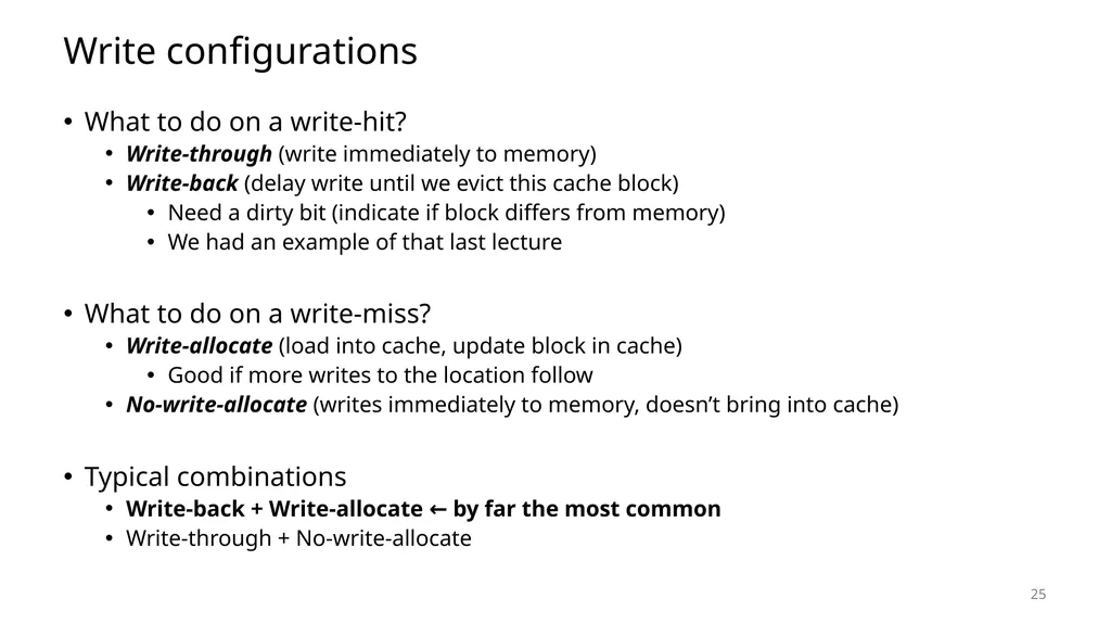 Lecture 12 Cache Memories CS213 – Intro to - slide 25 of 57