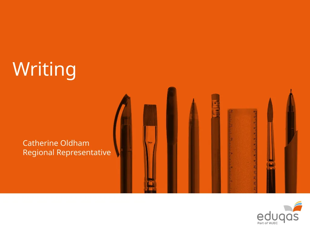 Writing Catherine Oldham Regional Representative - slide 1 of 36