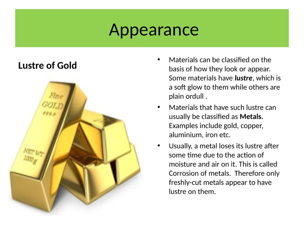 SORTING OF MATERIALS INTO GROUPS CLASS 6 SCIENCE - slide 6 of 15