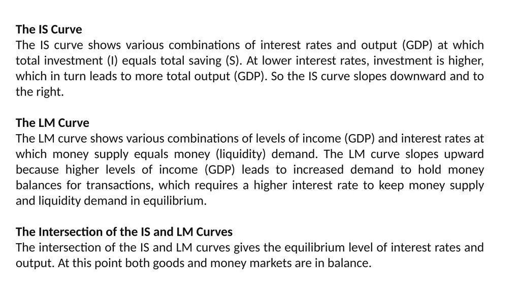 TOPIC –IS-LM MODEL YEAR- THIRD SEMESTER-6 SESSION - slide 3 of 6