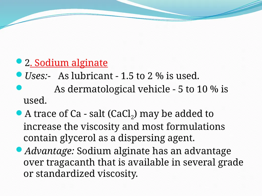 SEMISOLID DOSAGE FORMS - Ointments, Pastes, - slide 84 of 96