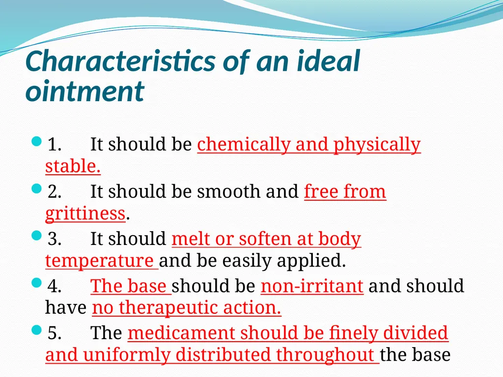 SEMISOLID DOSAGE FORMS - Ointments, Pastes, - slide 7 of 96
