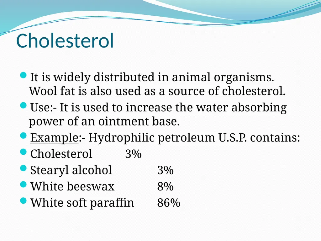 SEMISOLID DOSAGE FORMS - Ointments, Pastes, - slide 26 of 96