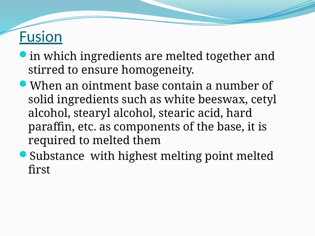 SEMISOLID DOSAGE FORMS - Ointments, Pastes, - slide 51 of 96