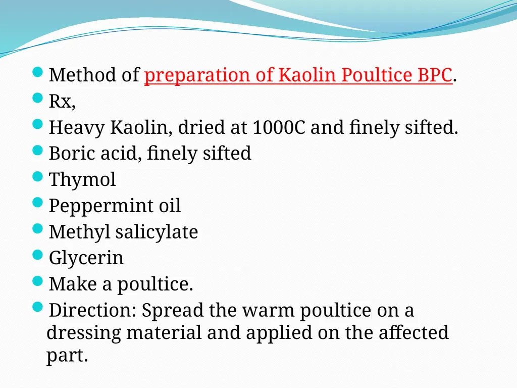 SEMISOLID DOSAGE FORMS - Ointments, Pastes, - slide 93 of 96