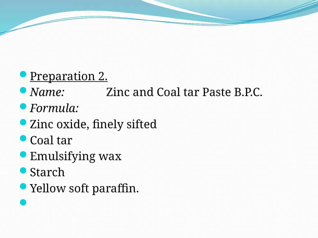 SEMISOLID DOSAGE FORMS - Ointments, Pastes, - slide 70 of 96