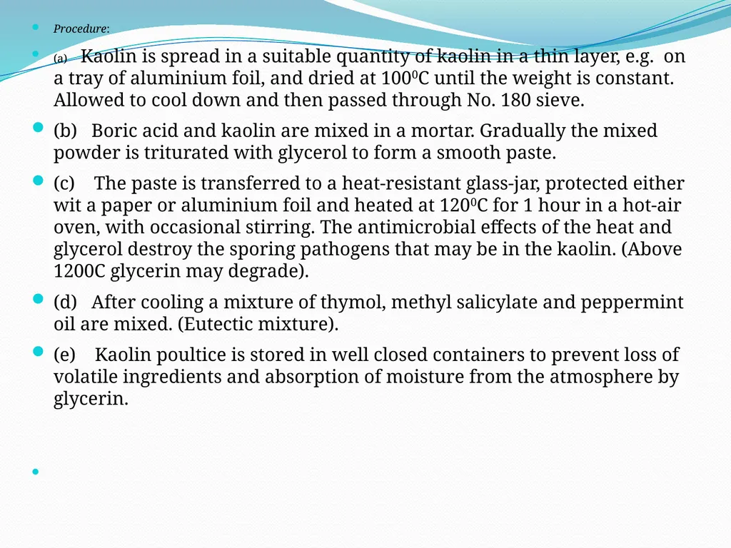 SEMISOLID DOSAGE FORMS - Ointments, Pastes, - slide 96 of 96