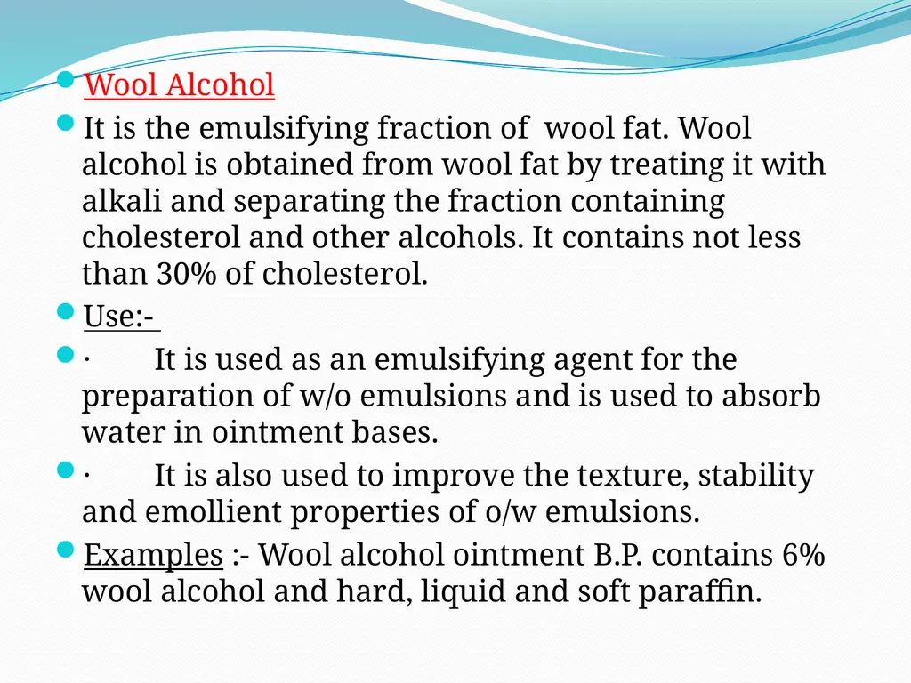 SEMISOLID DOSAGE FORMS - Ointments, Pastes, - slide 24 of 96