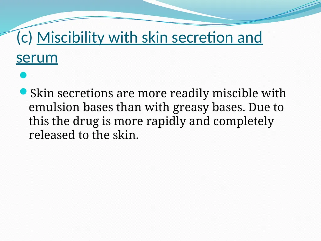 SEMISOLID DOSAGE FORMS - Ointments, Pastes, - slide 37 of 96