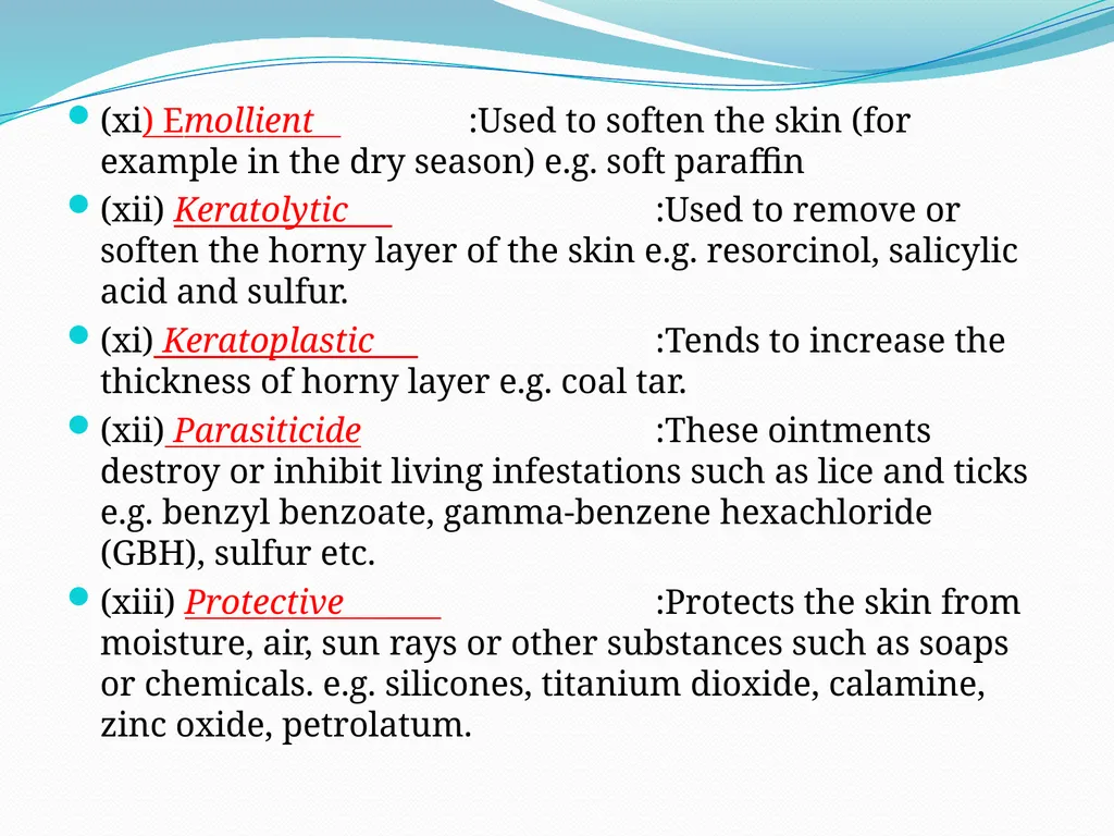 SEMISOLID DOSAGE FORMS - Ointments, Pastes, - slide 13 of 96