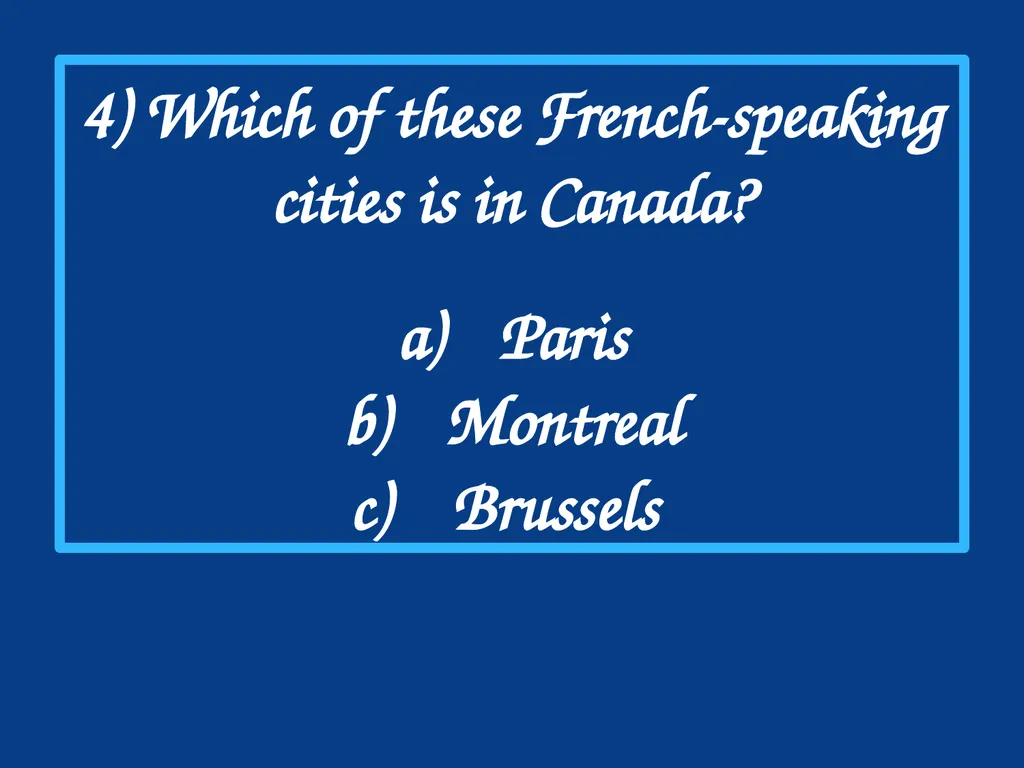Why Learn French? French is a global language - slide 45 of 55