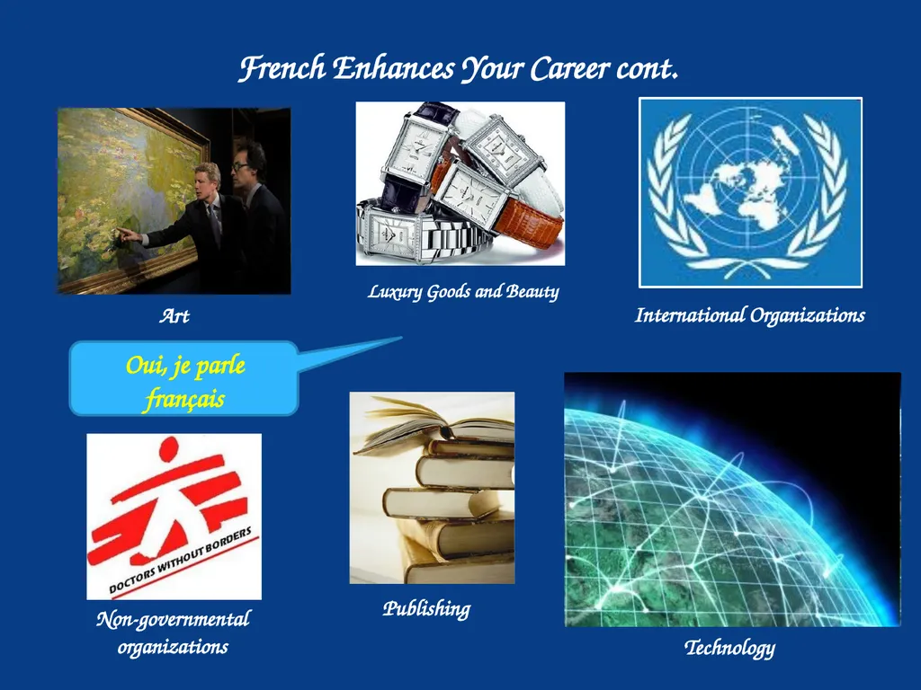 Why Learn French? French is a global language - slide 15 of 55