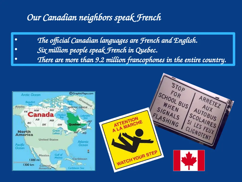 Why Learn French? French is a global language - slide 9 of 55
