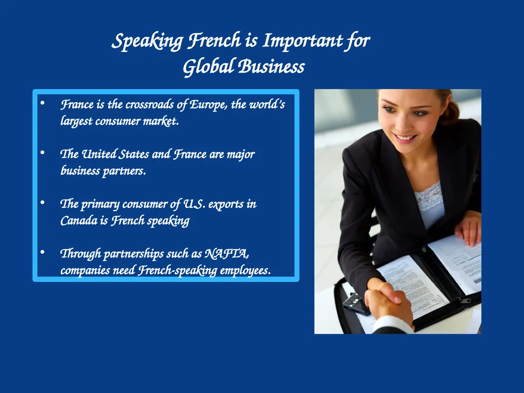 Why Learn French? French is a global language - slide 13 of 55