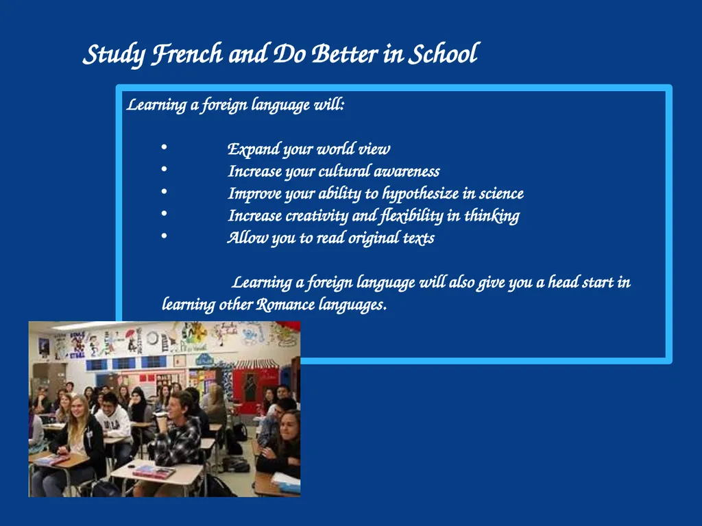 Why Learn French? French is a global language - slide 10 of 55