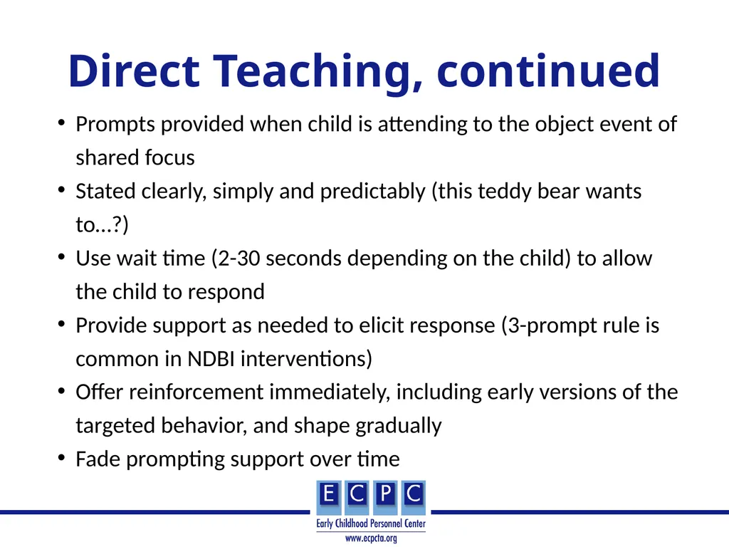 Addressing Autism in Early Intervention Practice - slide 44 of 53