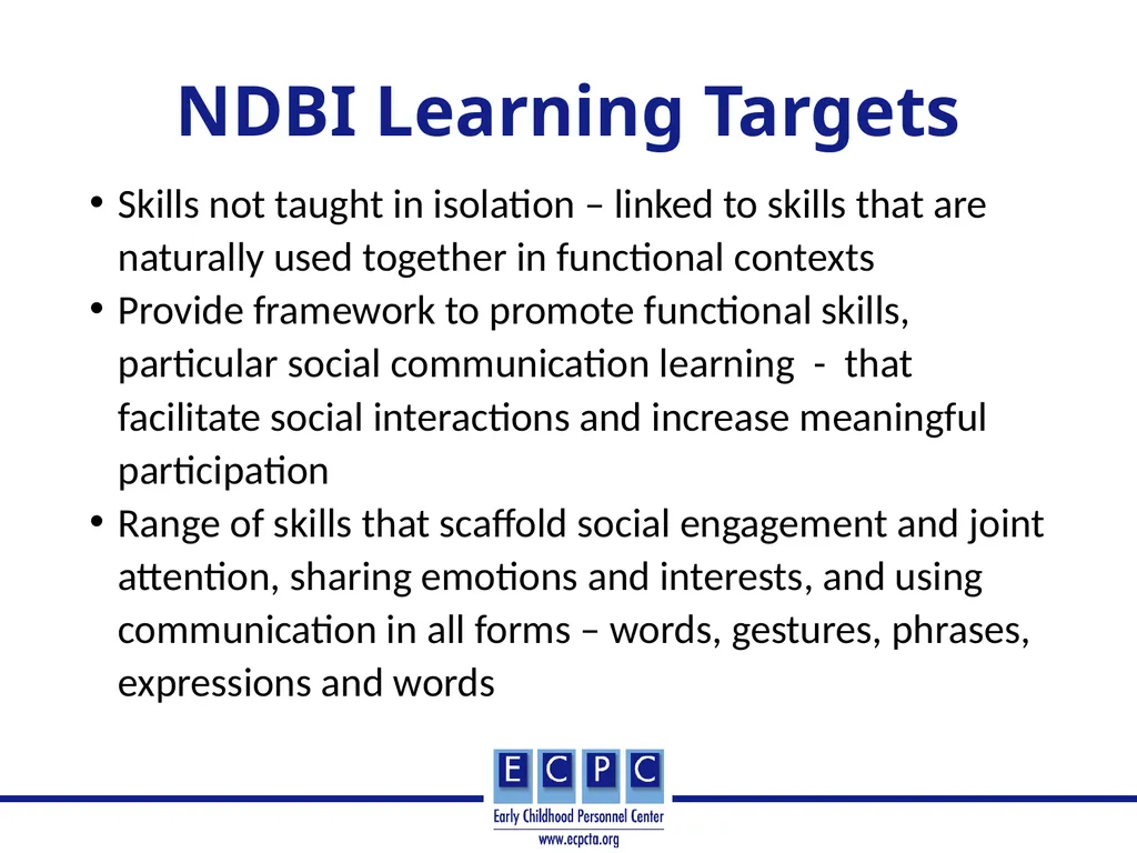 Addressing Autism in Early Intervention Practice - slide 19 of 53