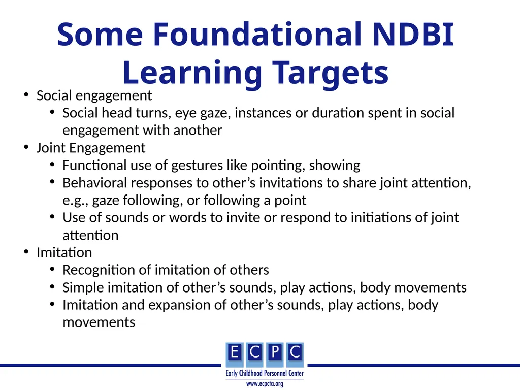 Addressing Autism in Early Intervention Practice - slide 20 of 53