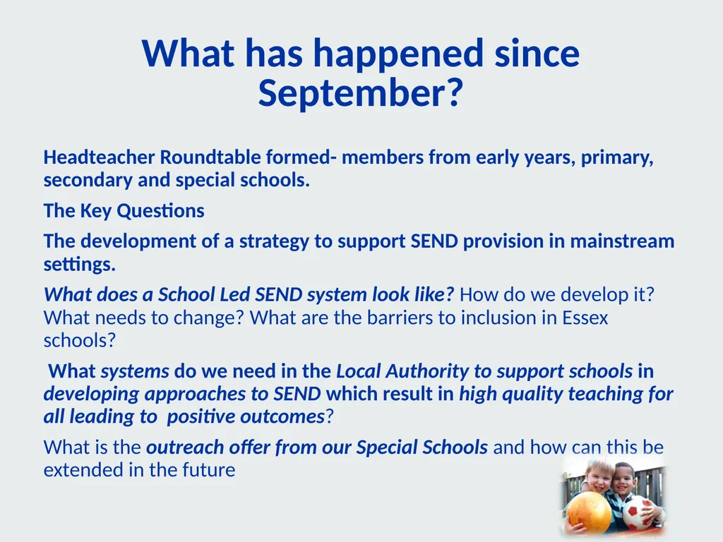 “Inclusive, good quality education is a foundation - slide 5 of 13