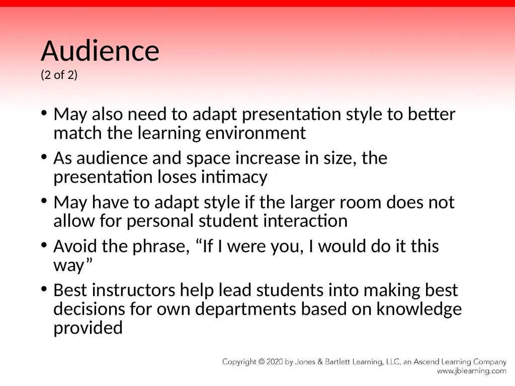 Chapter 3 Methods of Instruction Objectives (1 of - slide 79 of 146