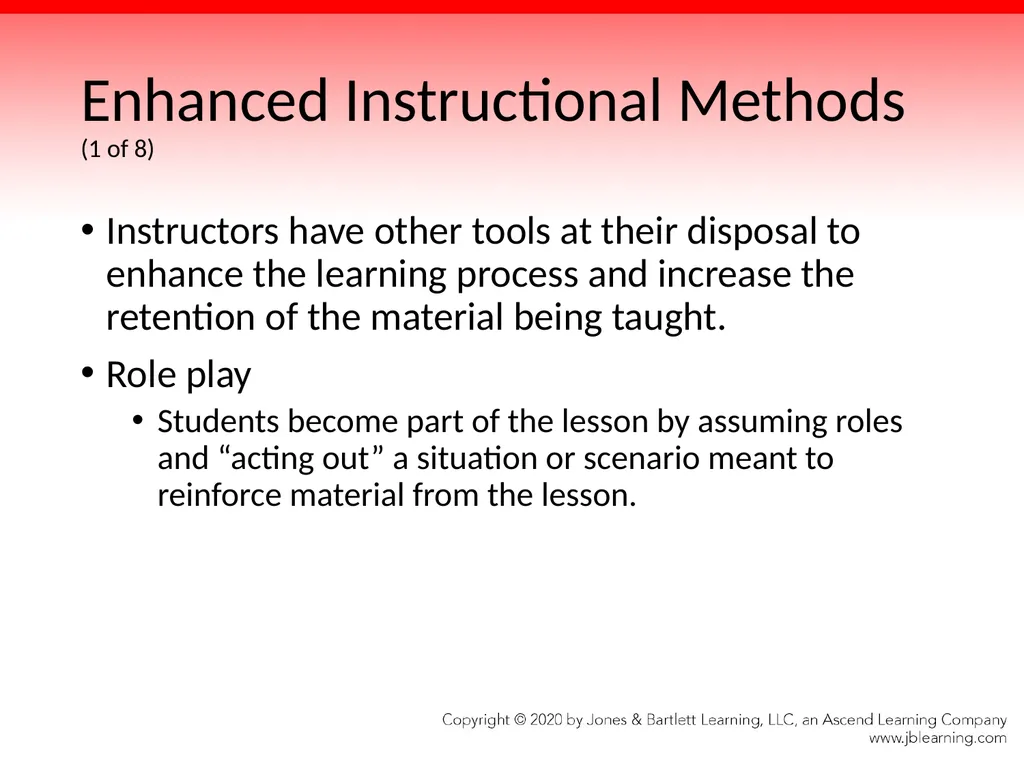 Chapter 3 Methods of Instruction Objectives (1 of - slide 27 of 146