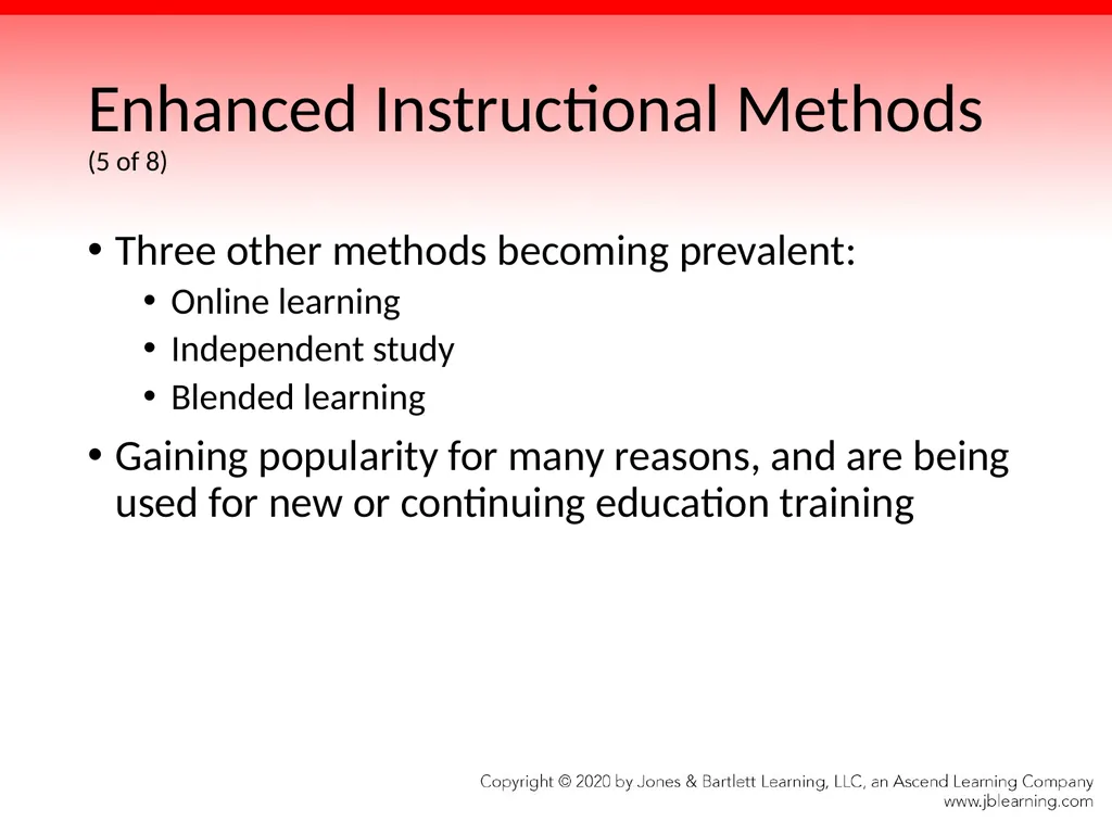 Chapter 3 Methods of Instruction Objectives (1 of - slide 31 of 146
