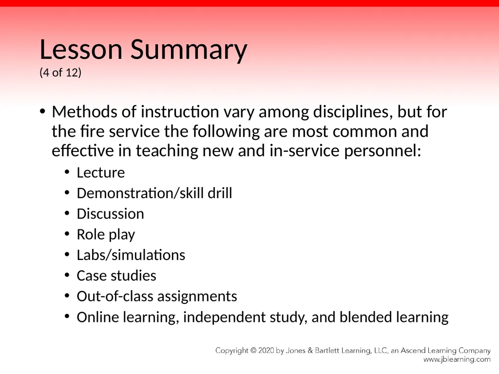 Chapter 3 Methods of Instruction Objectives (1 of - slide 138 of 146