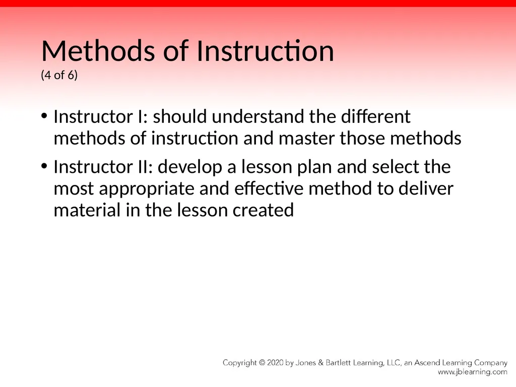 Chapter 3 Methods of Instruction Objectives (1 of - slide 9 of 146