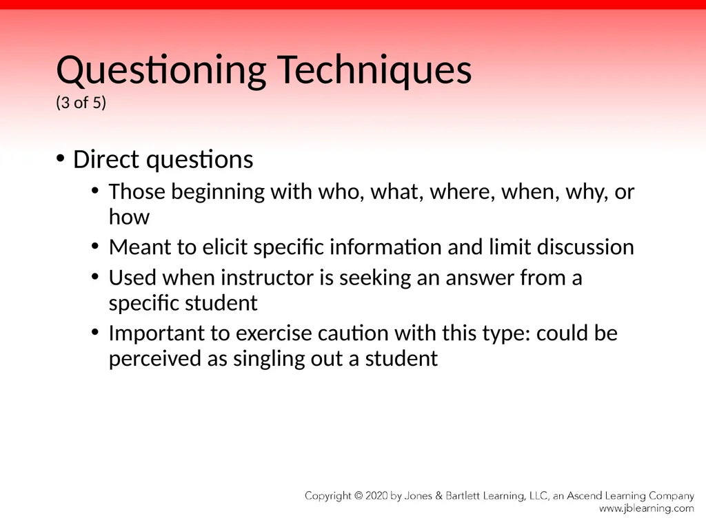 Chapter 3 Methods of Instruction Objectives (1 of - slide 54 of 146