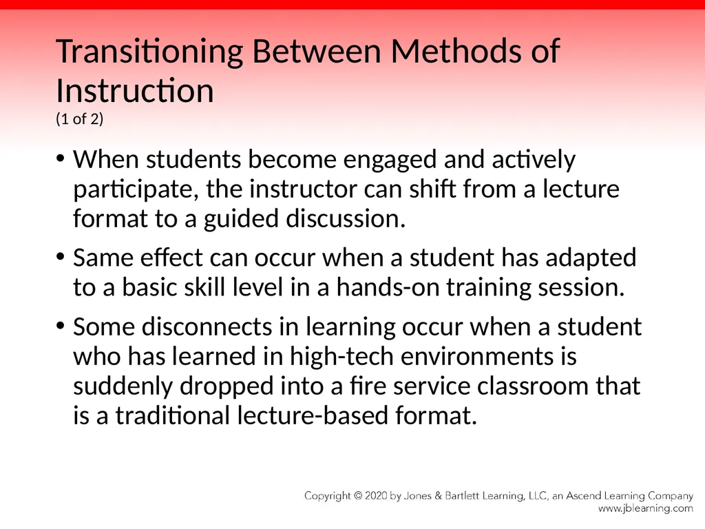 Chapter 3 Methods of Instruction Objectives (1 of - slide 75 of 146