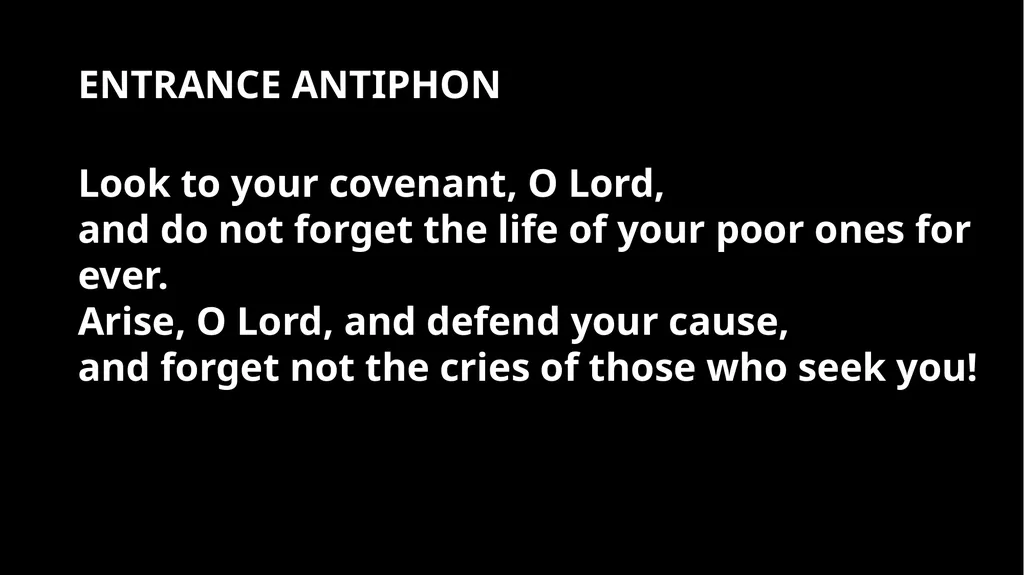 MASS FOR PERSECUTED CHRISTIANS RED NOVEMBER [DATE] - slide 5 of 28