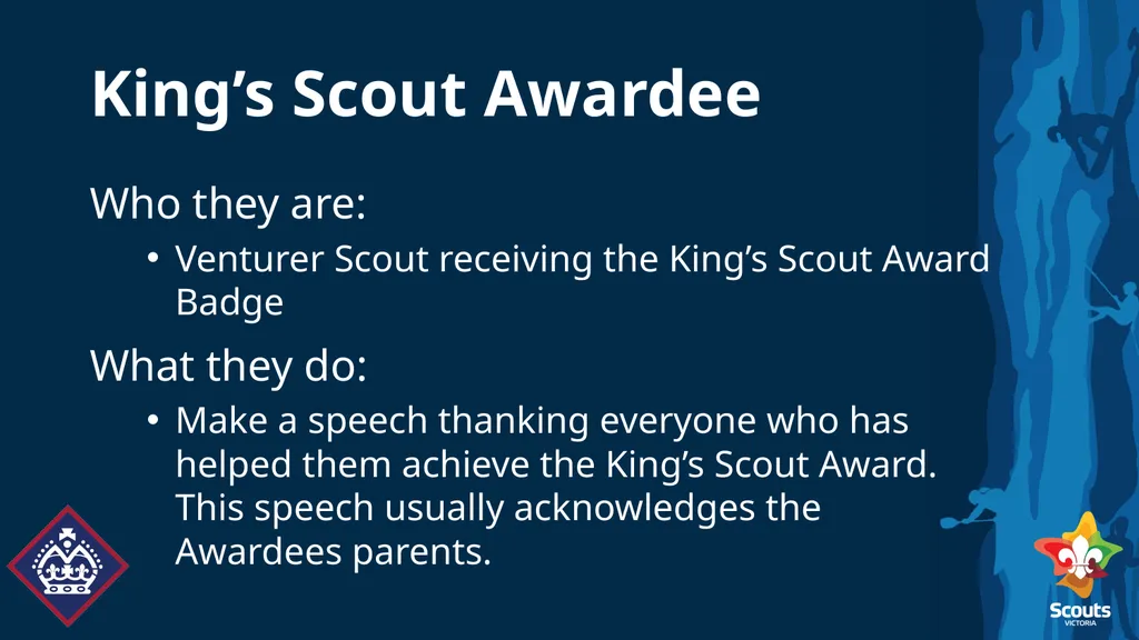 King’s Scout Award Badge Presentation Ceremony - slide 15 of 18