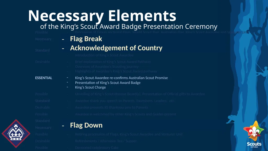 King’s Scout Award Badge Presentation Ceremony - slide 8 of 18