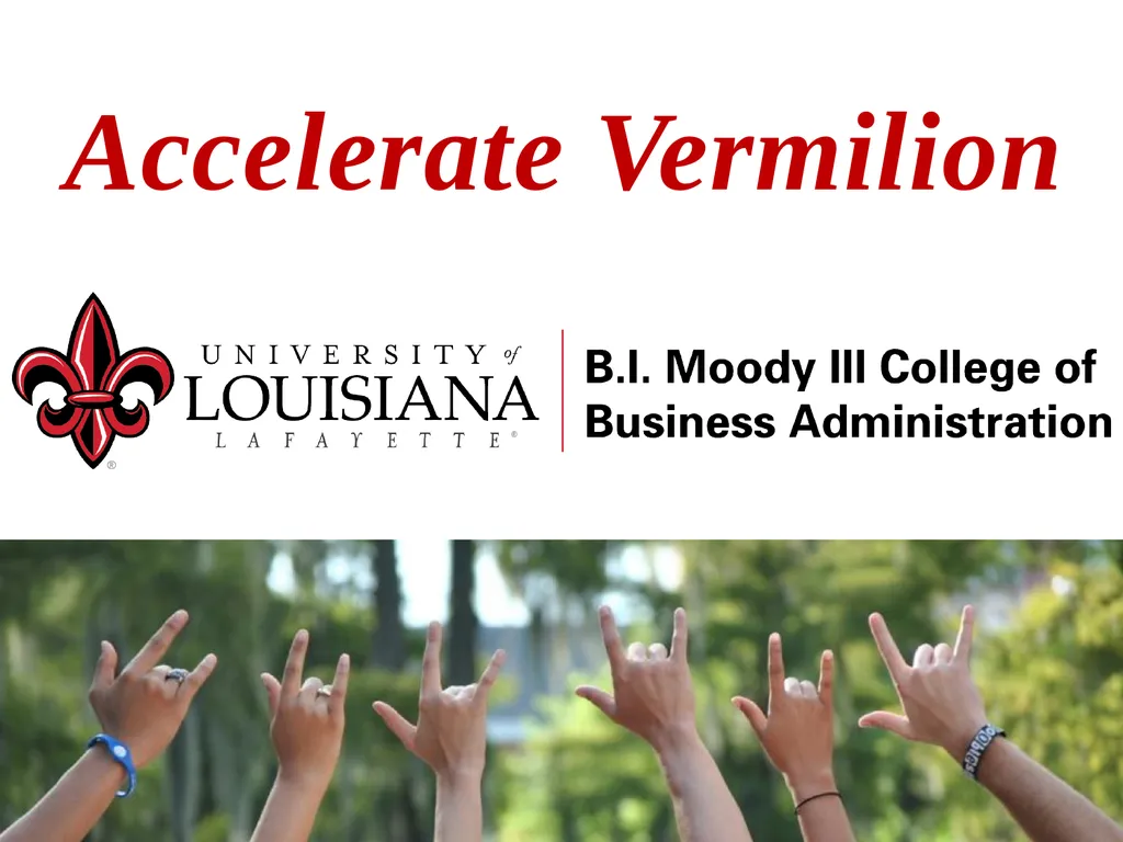 Welcome Accelerate Vermilion What You Need to Know - slide 1 of 104