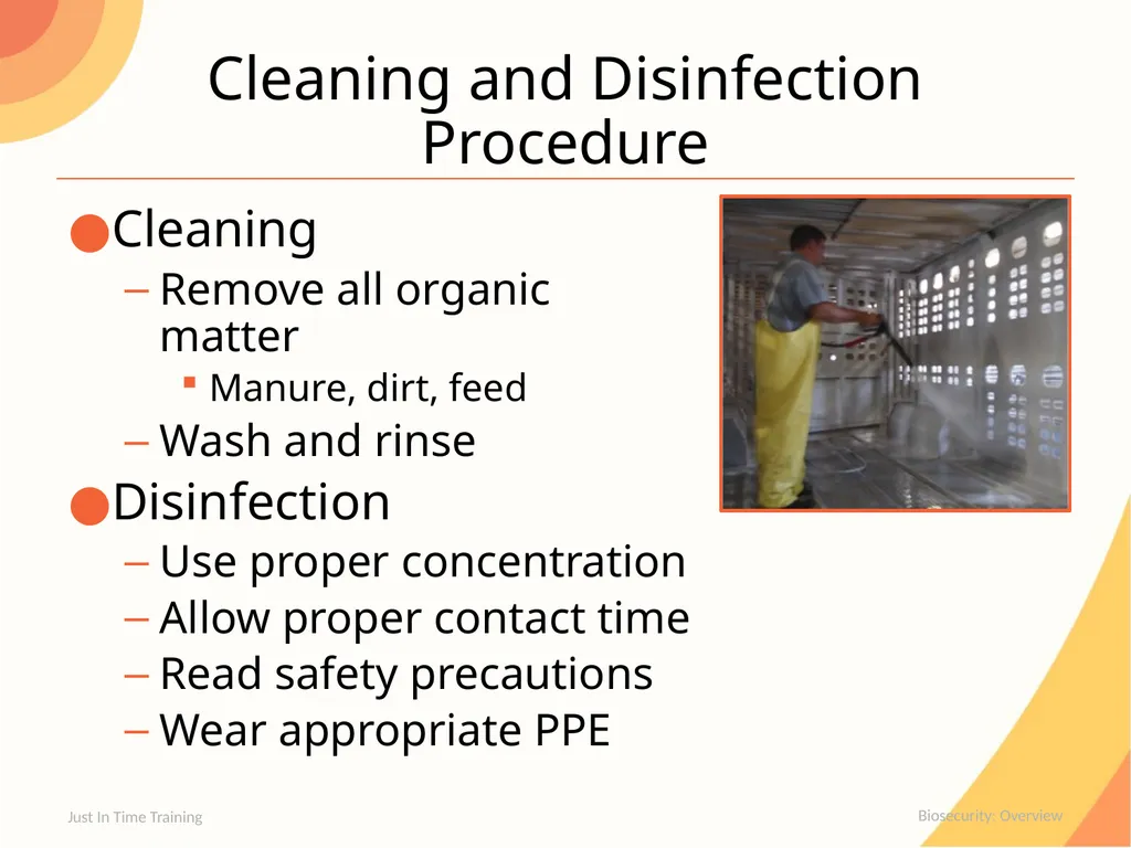 Biosecurity Overview Biosecurity Series of - slide 15 of 20