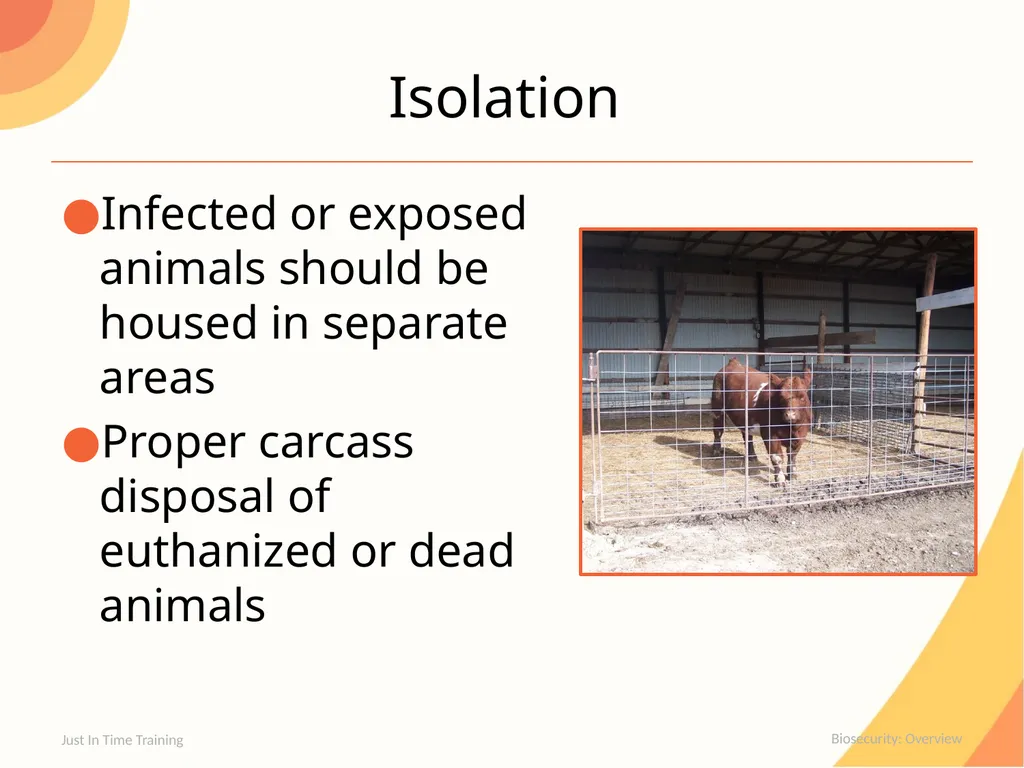 Biosecurity Overview Biosecurity Series of - slide 16 of 20