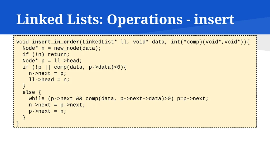 Data Structures in C CSC215 Lecture Outline Linked - slide 9 of 18