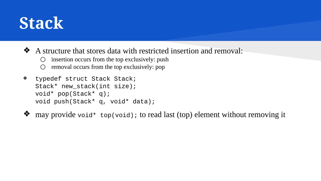 Data Structures in C CSC215 Lecture Outline Linked - slide 12 of 18