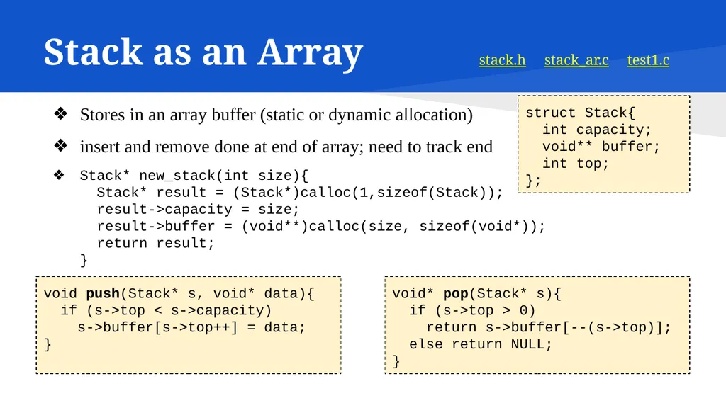 Data Structures in C CSC215 Lecture Outline Linked - slide 13 of 18