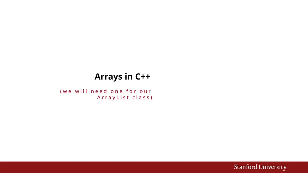 Programming Abstractions Cynthia Lee CS106B Topics - slide 6 of 37