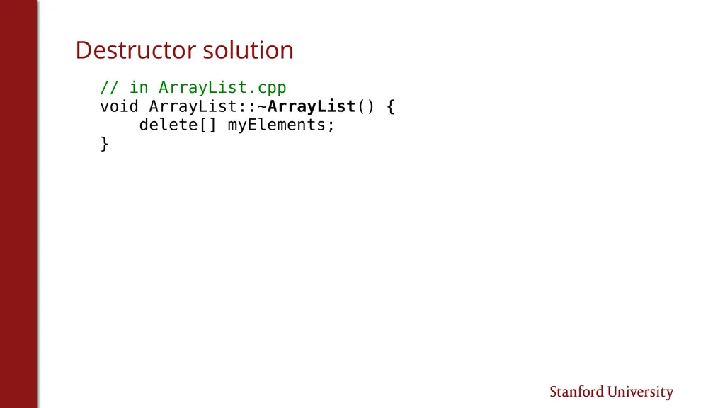 Programming Abstractions Cynthia Lee CS106B Topics - slide 25 of 37