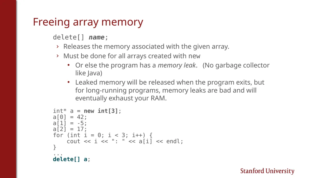 Programming Abstractions Cynthia Lee CS106B Topics - slide 23 of 37