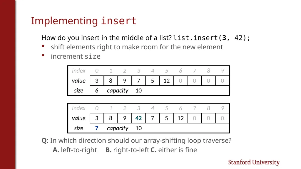 Programming Abstractions Cynthia Lee CS106B Topics - slide 15 of 37
