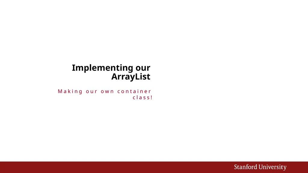 Programming Abstractions Cynthia Lee CS106B Topics - slide 10 of 37