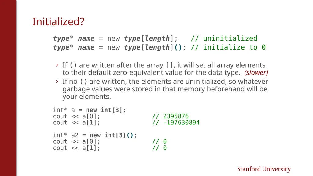 Programming Abstractions Cynthia Lee CS106B Topics - slide 8 of 37
