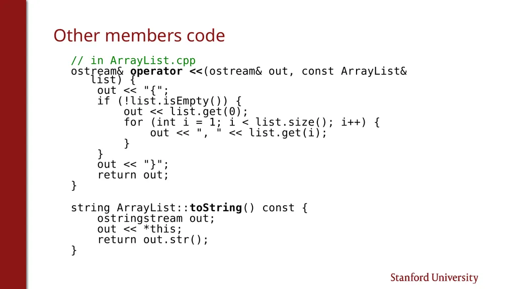 Programming Abstractions Cynthia Lee CS106B Topics - slide 20 of 37