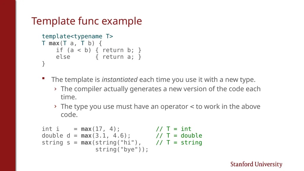 Programming Abstractions Cynthia Lee CS106B Topics - slide 32 of 37
